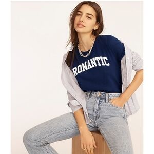 14. J.Crew Vintage cotton "Romantic" crewneck T-shirt